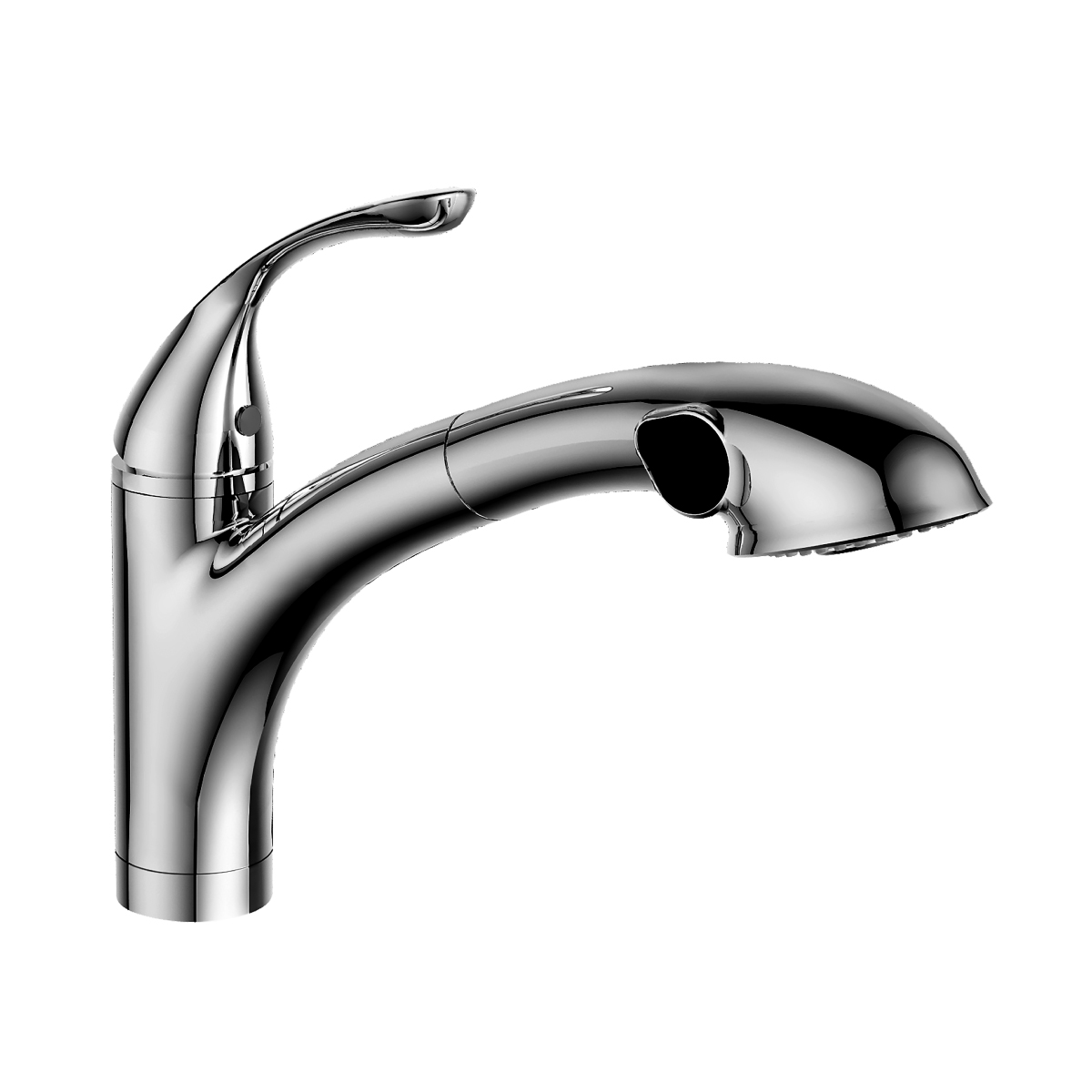 Фото смеситель lemark intense lm5650c для кухни с вытягивающимся поворотным изливом Смеситель Lemark Intense LM5650C для кухни с вытягивающимся поворотным изливом