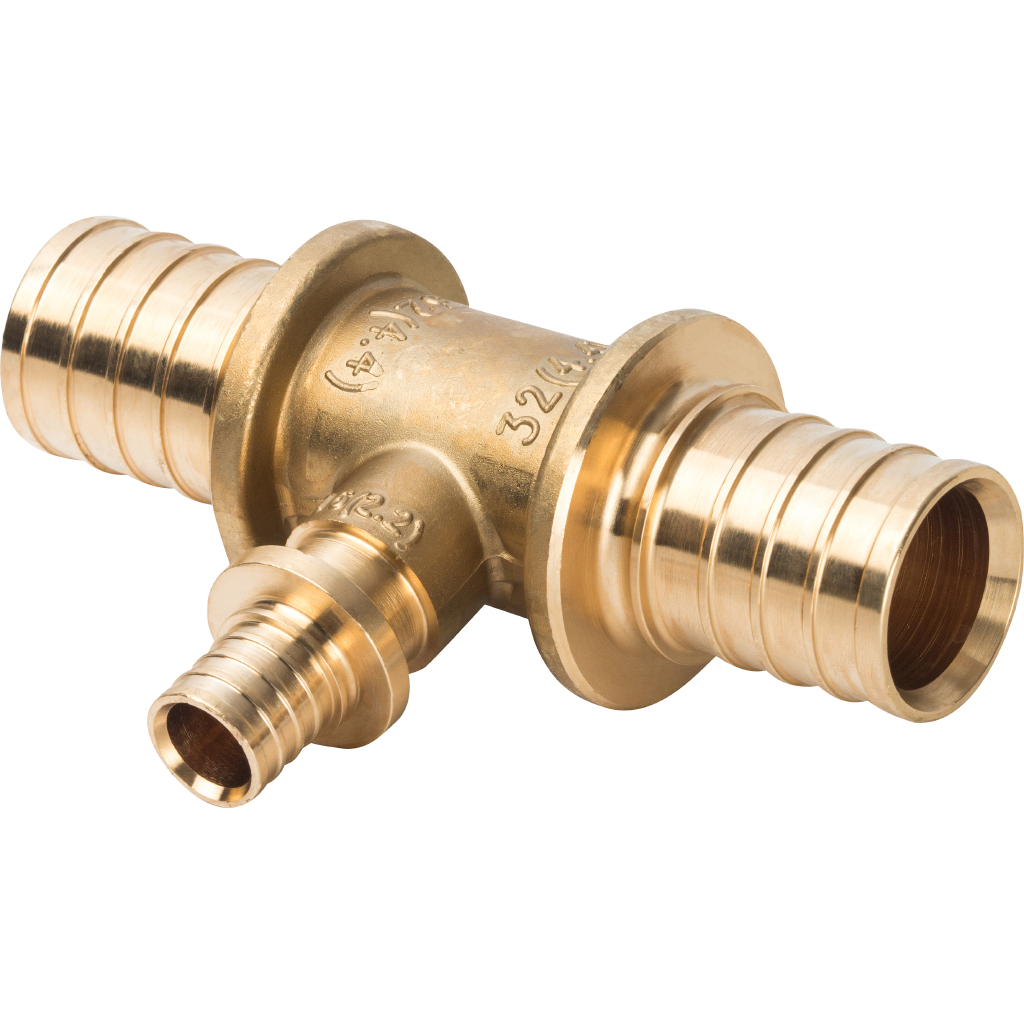 Фото sfa-0014-321632 stout тройник переходной 32x16x32 для труб из сшитого полиэтилена аксиальный SFA-0014-321632 STOUT Тройник переходной 32x16x32 для труб из сшитого полиэтилена аксиальный