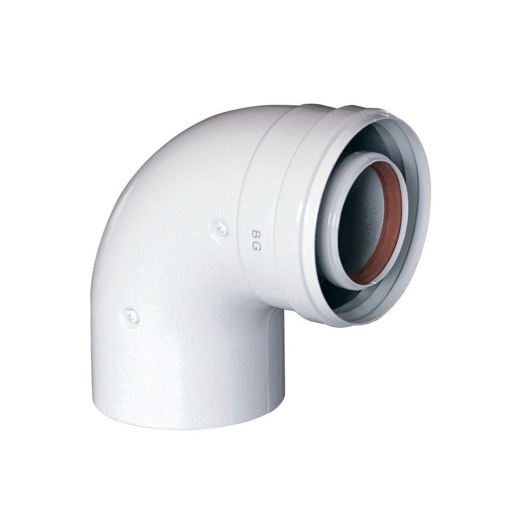 Угловое колено DN60/100 90°