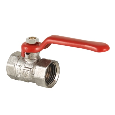 Фото кран шаровой compact, стальная рукоятка 1/2" вн.-вн. Кран шаровой COMPACT, стальная рукоятка 1/2" вн.-вн.