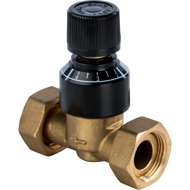 SDG-0019-000005 STOUT Дифференциальный клапан балансирования by-pass G 3/4" соединение (0,2 - 2,5)