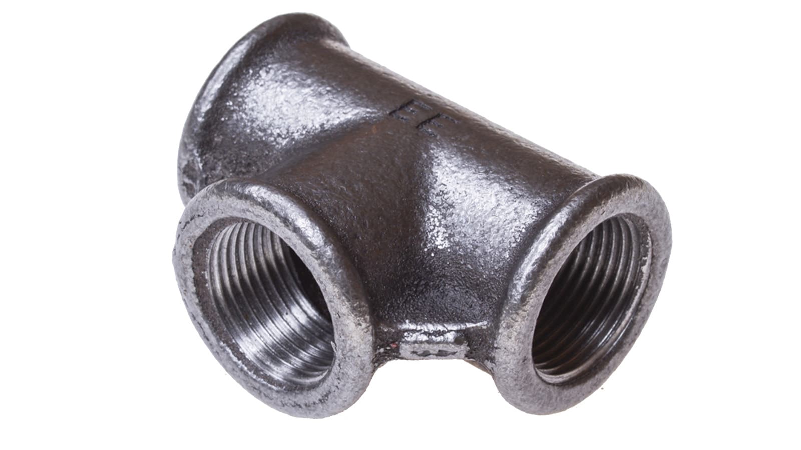 Фото тройник чугунный ее black вр 1/2" Тройник чугунный ЕЕ Black ВР 1/2"