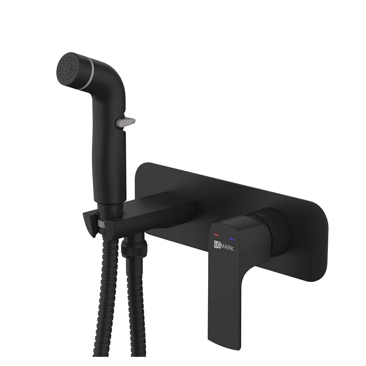 Фото смеситель lemark ursus lm7220bl с гигиеническим душем, встраиваемый Смеситель Lemark Ursus LM7220BL с гигиеническим душем, встраиваемый