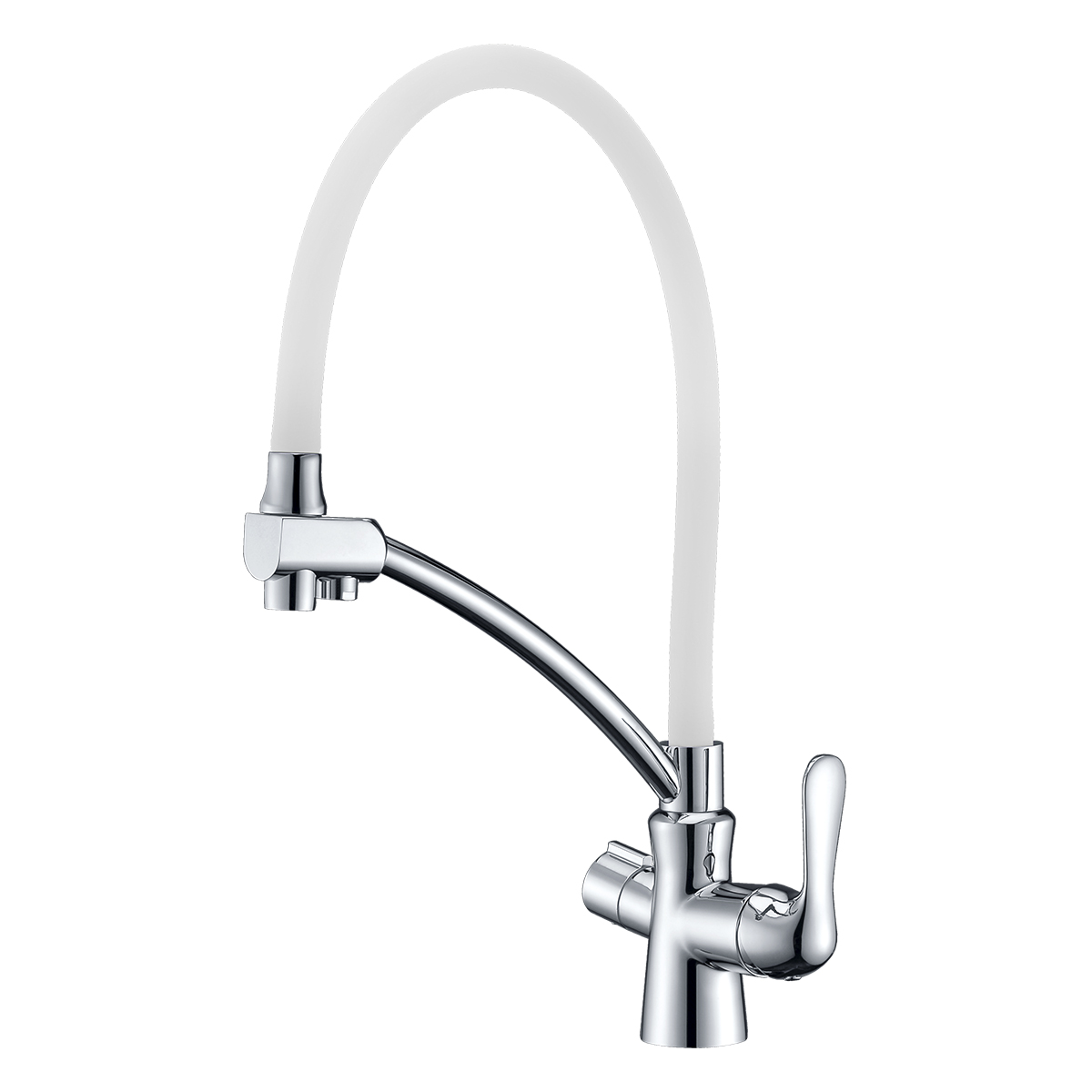 Фото смеситель lemark comfort lm3070c-white для кухни с подключением к фильтру с питьевой водой Смеситель Lemark Comfort LM3070C-White для кухни с подключением к фильтру с питьевой водой