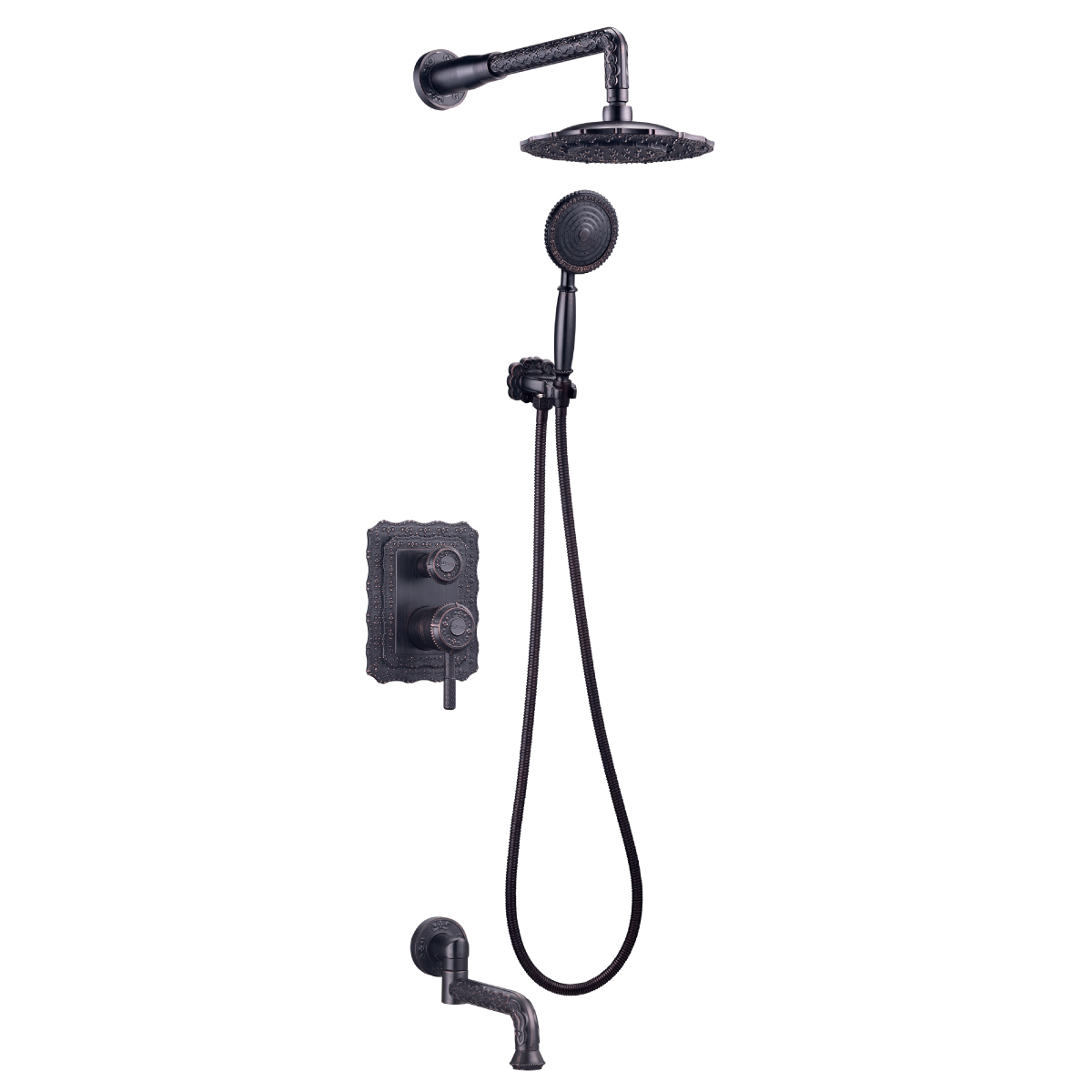 Фото смеситель lemark jasmine lm6622orb для ванны и душа, встраиваемый Смеситель Lemark Jasmine LM6622ORB для ванны и душа, встраиваемый