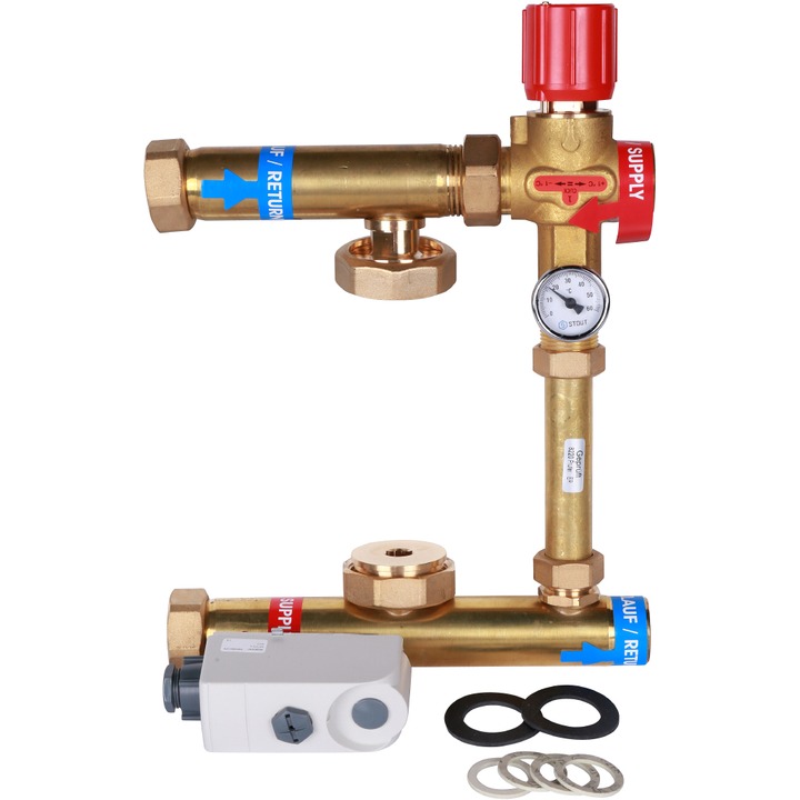 SDG-0120-006000 STOUT Насосно-смесительный узел ISOTHERM 30-50°C, без насоса. SDG-0120-006000 STOUT Насосно-смесительный узел ISOTHERM 30-50°C, без насоса.