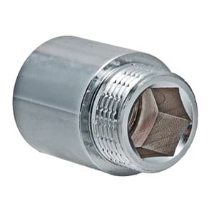 Фото удлинитель 1/2" вн. х80мм (хром) Удлинитель 1/2" вн. х80мм (ХРОМ)