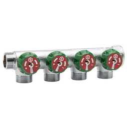 SMB-6850-341204 STOUT Коллектор регулирующий 3/4", 4 отвода 1/2"