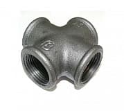 Фото крестовина чугунная ее black 1/2" Крестовина чугунная ЕЕ Black 1/2"