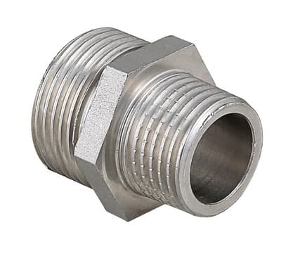 Ниппель переходной 1/2"х3/8" нар.-нар.