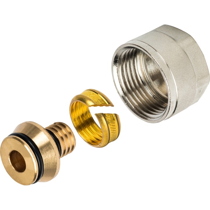 Фото sfc-0021-001620 stout фитинг компрессионный для труб pex-al-pex 16х2,0х3/4 SFC-0021-001620 STOUT Фитинг компрессионный для труб PEX-AL-PEX 16х2,0х3/4