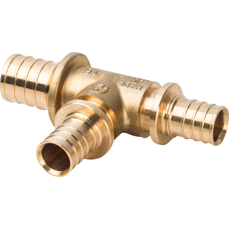 Фото sfa-0014-322525 stout тройник переходной 32x25x25 для труб из сшитого полиэтилена аксиальный SFA-0014-322525 STOUT Тройник переходной 32x25x25 для труб из сшитого полиэтилена аксиальный