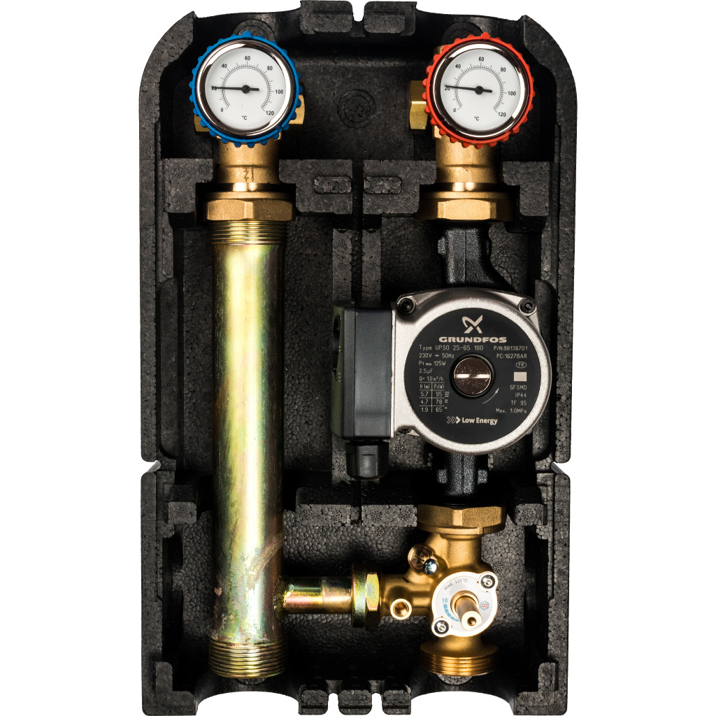 SDG-0003-002502 STOUT Насосная группа с 3-х ходовым приводным смесителем 1"с насосом Grundfos UPSO 25-65 SDG-0003-002502 STOUT Насосная группа с 3-х ходовым приводным смесителем 1"с насосом Grundfos UPSO 25-65