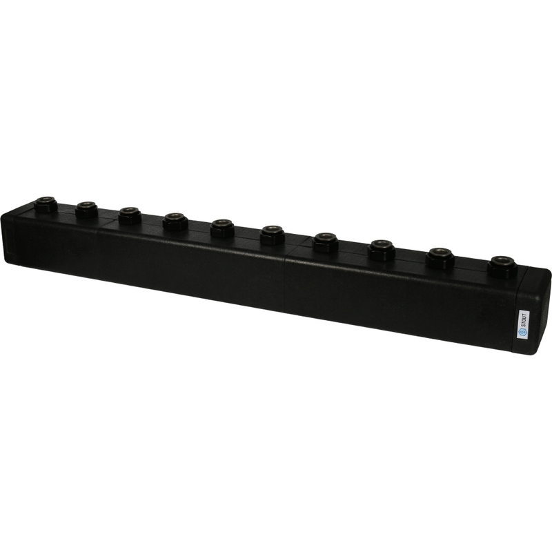 SDG-0016-004005 STOUT Стальной распределительный коллектор 5 отопительных контуров. В теплоизоляции DN 25 SDG-0016-004005 STOUT Стальной распределительный коллектор 5 отопительных контуров. В теплоизоляции DN 25