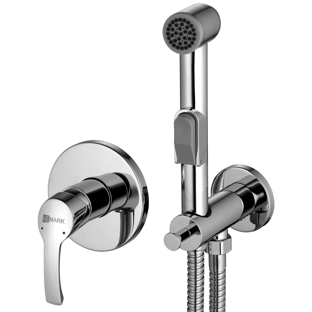 Фото смеситель lemark plus strike lm1119c с гигиеническим душем, встраиваемый Смеситель Lemark Plus Strike LM1119C с гигиеническим душем, встраиваемый