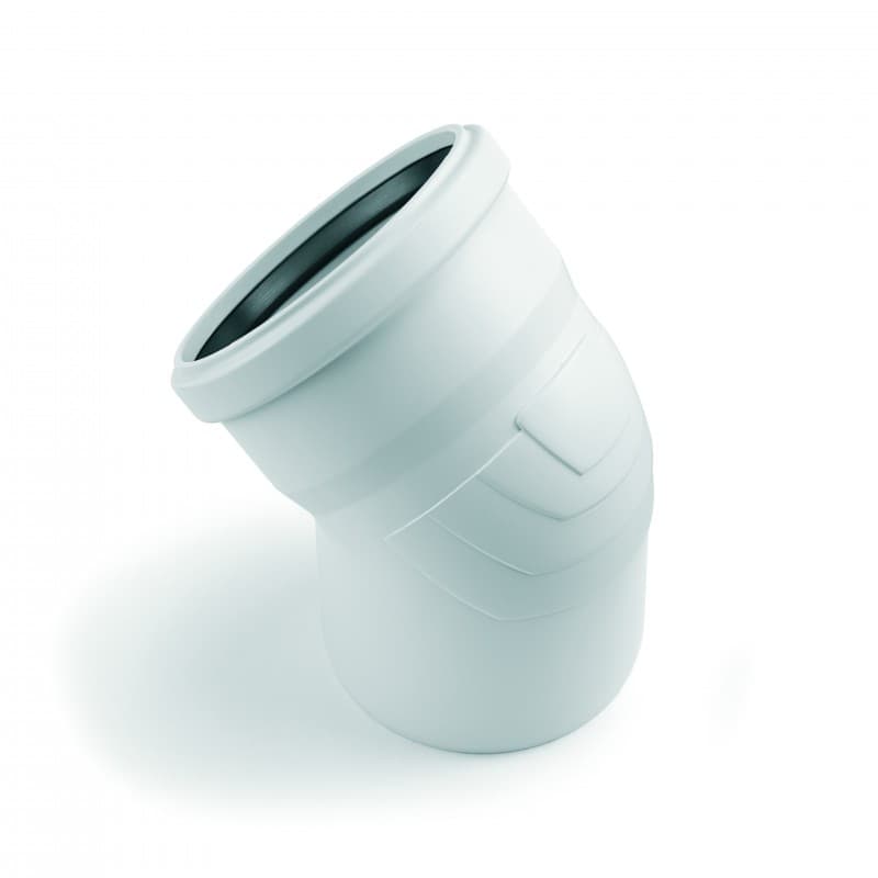 Фото отвод rehau raupiano диам. 125/15° Отвод REHAU RAUPIANO диам. 125/15°