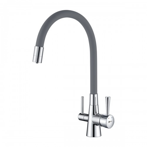 Фото смеситель lemark comfort lm3075c-gray для кухни с подключением к фильтру с питьевой водой Смеситель Lemark Comfort LM3075C-Gray для кухни с подключением к фильтру с питьевой водой