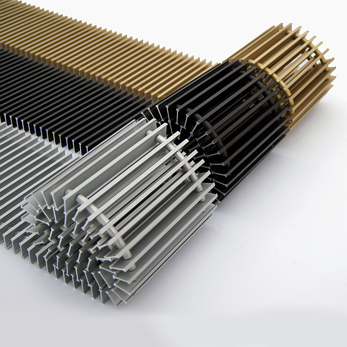 Фото решетка рулонная для внутрипольного конвектора itermic sga-40-4900 Решетка рулонная для внутрипольного конвектора ITERMIC SGA-40-4900