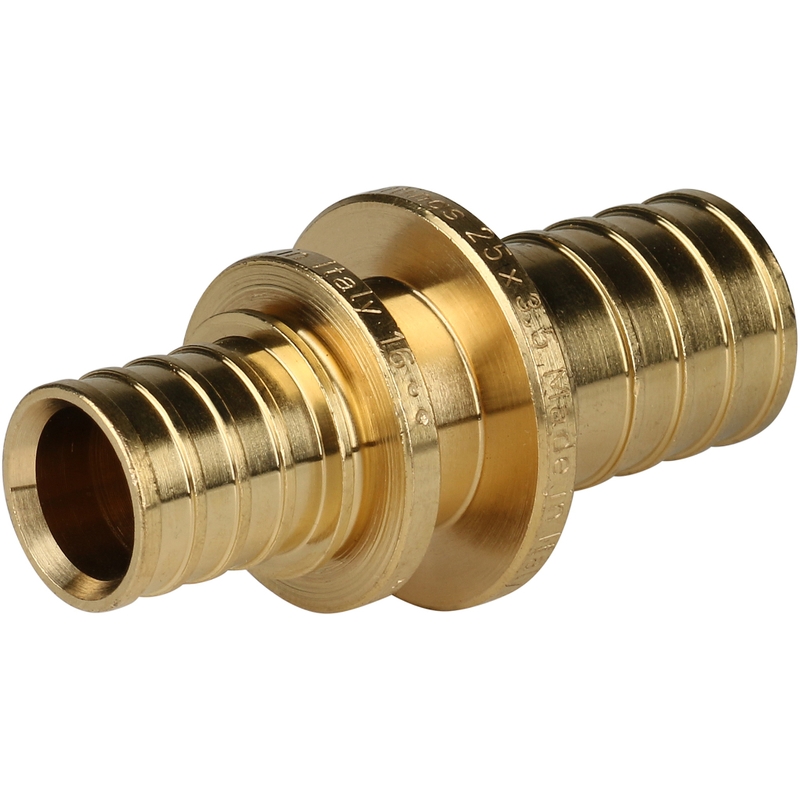Фото sfa-0004-002520 stout муфта соединительная переходная 25x20 для труб из сшитого полиэтилена аксиальный SFA-0004-002520 STOUT Муфта соединительная переходная 25x20 для труб из сшитого полиэтилена аксиальный