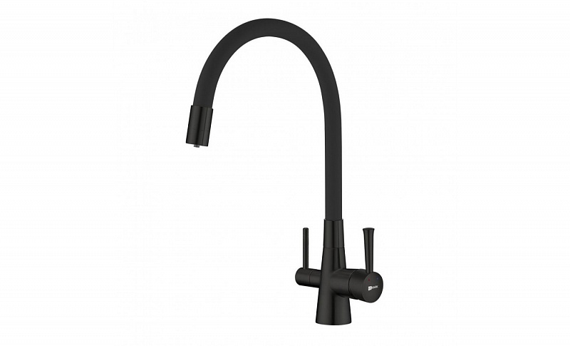Смеситель для кухни с подключением к фильтру с питьевой водой Lemark Comfort LM3075BL
