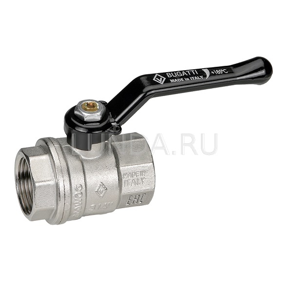 Фото кран шаровой bugatti 300 oregon 1/2” внутренняя - внутренняя резьба (ручка) Кран шаровой BUGATTI 300 OREGON 1/2” внутренняя - внутренняя резьба (ручка)