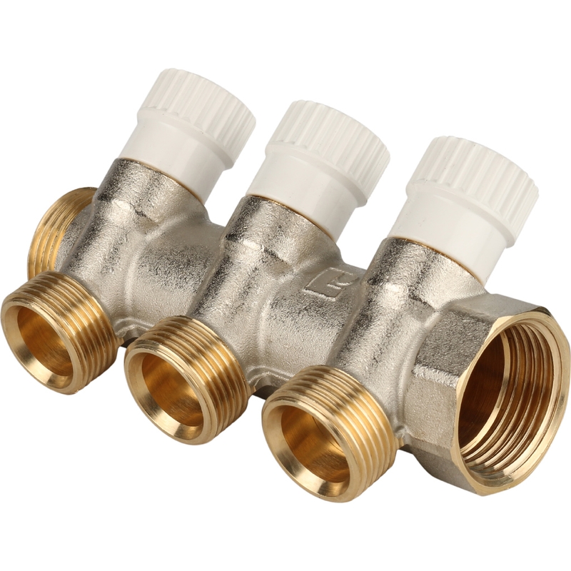 Фото smb 6851 013403 stout коллектор распределительный 1", 3 отвода 3/4"ек SMB 6851 013403 STOUT Коллектор распределительный 1", 3 отвода 3/4"ЕК