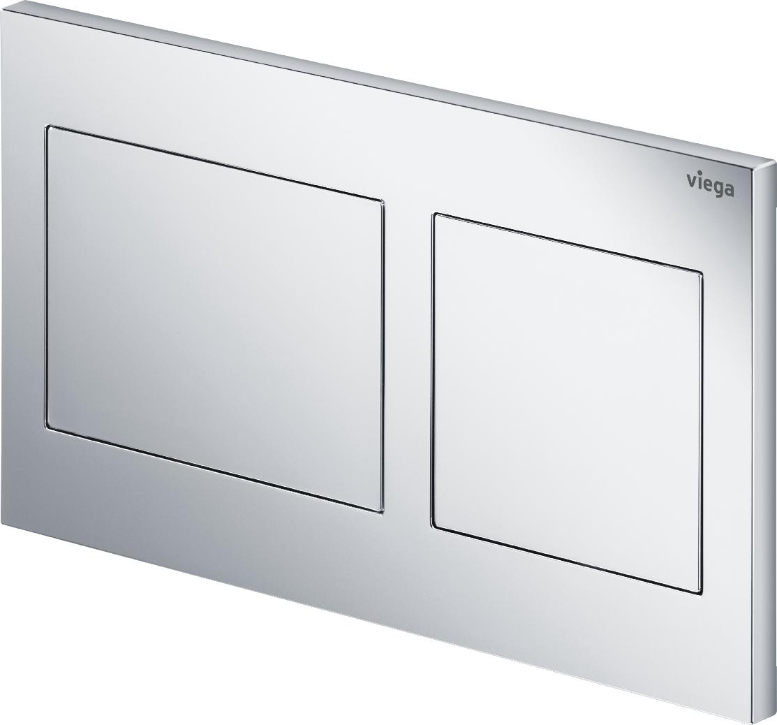 Фото 773236 viega 8611.1 кнопка смыва prevista visign for style 21 для смывных бачков, пластик хром 773236 Viega 8611.1 Кнопка смыва Prevista Visign for Style 21 для смывных бачков, пластик хром