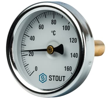 Фото sim-0002-635015 stout термометр биметаллический с погружной гильзой. корпус dn 63 мм, гильза 50 мм 1/ 2", 0...160°с SIM-0002-635015 STOUT Термометр биметаллический с погружной гильзой. Корпус Dn 63 мм, гильза 50 мм 1/ 2", 0...160°С