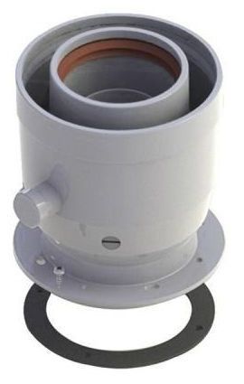 Вертикальное подключение к котлу DN60/100