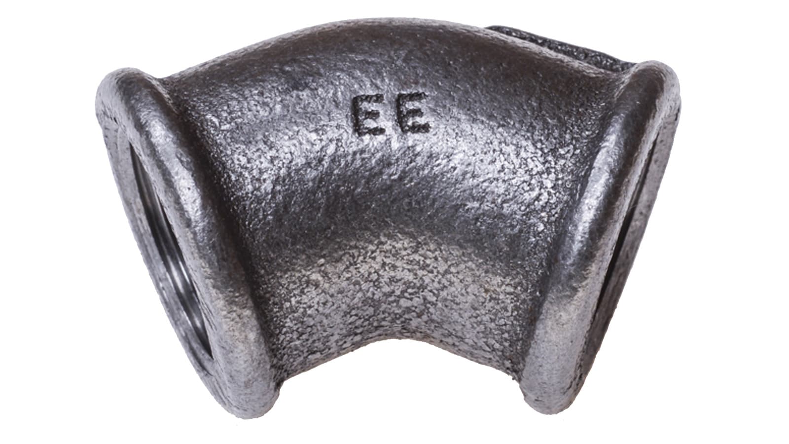 Угол 45* чугунный ЕЕ Black ВР 1"
