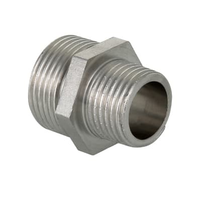 Ниппель переходной нержавеющая сталь 3/4"х1/2"
