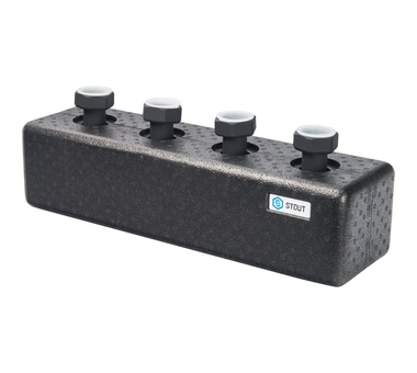 SDG-0016-002502 STOUT Стальной распределительный коллектор 2 отопительных контура. В теплоизоляции DN 20 SDG-0016-002502 STOUT Стальной распределительный коллектор 2 отопительных контура. В теплоизоляции DN 20
