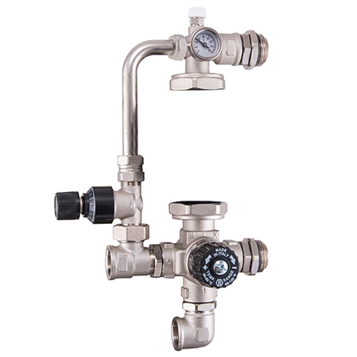 SDG-0120-002000 STOUT Насосно-смесительный узел с термостатическим клапаном, без насоса
