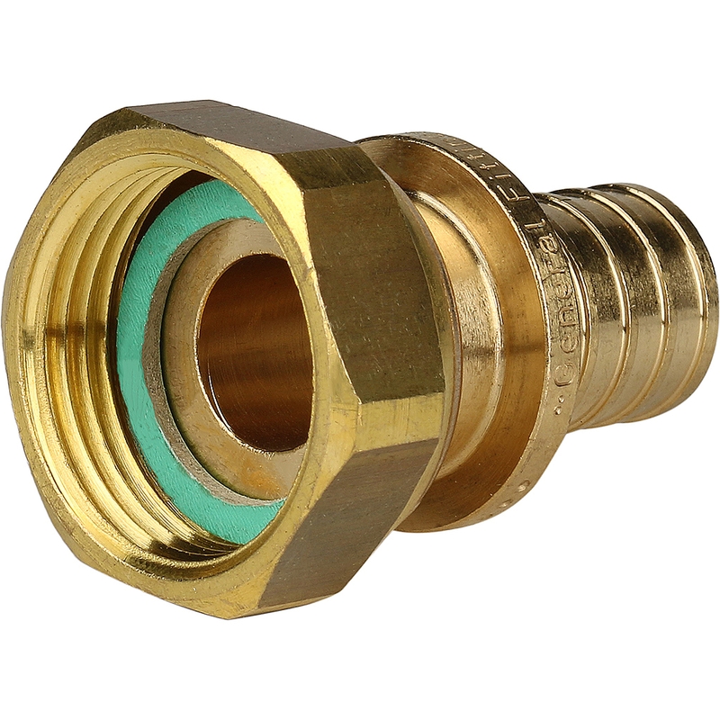 Фото sfa-0019-002034 stout переходник с накидной гайкой 20xg 3/4" для труб из сшитого полиэтилена аксиальный SFA-0019-002034 STOUT Переходник с накидной гайкой 20xG 3/4" для труб из сшитого полиэтилена аксиальный