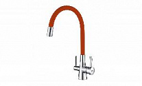 Фото смеситель для кухни с подключением к фильтру с питьевой водой lemark comfort lm3075c-orange Смеситель для кухни с подключением к фильтру с питьевой водой Lemark Comfort LM3075C-Orange