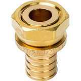 Фото sfa-0019-002012 stout переходник с накидной гайкой 20xg 1/2" для труб из сшитого полиэтилена аксиальный SFA-0019-002012 STOUT Переходник с накидной гайкой 20xG 1/2" для труб из сшитого полиэтилена аксиальный
