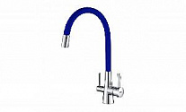 Смеситель для кухни с подключением к фильтру с питьевой водой Lemark Comfort LM3075C-Blue