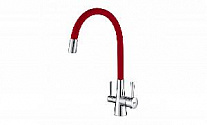 Фото смеситель для кухни с подключением к фильтру с питьевой водой lemark comfort lm3075c-red Смеситель для кухни с подключением к фильтру с питьевой водой Lemark Comfort LM3075C-Red