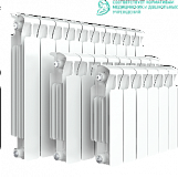 Фото радиатор биметаллический rifar monolit 500 10 сеций (боковое подключение) Радиатор биметаллический RIFAR Monolit 500 10 сеций (Боковое подключение)