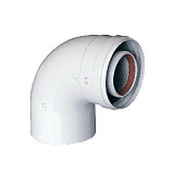 Угловое колено DN60/100 90°