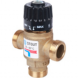 SVM-0120-166020 STOUT Термостатический смесительный клапан для систем отопления и ГВС 3/4" резьба SVM-0120-166020 STOUT Термостатический смесительный клапан для систем отопления и ГВС 3/4" резьба
