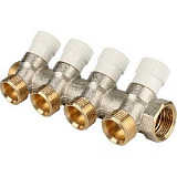 Фото smb 6851 343404 stout коллектор распределительный 3/4", 4 отвода 3/4"ек SMB 6851 343404 STOUT Коллектор распределительный 3/4", 4 отвода 3/4"ЕК