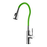 Фото смеситель lemark expert lm5082s-green для кухни с гибким изливом Смеситель Lemark Expert LM5082S-Green для кухни с гибким изливом