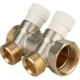 Фото smb 6851 013402 stout коллектор распределительный 1", 2 отвода 3/4"ек SMB 6851 013402 STOUT Коллектор распределительный 1", 2 отвода 3/4"ЕК