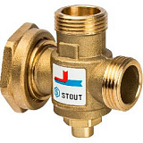 SVM-0050-326005 STOUT Термостатический смесительный клапан G 1"М-G 1"1/2F-G 1"M 60°С SVM-0050-326005 STOUT Термостатический смесительный клапан G 1"М-G 1"1/2F-G 1"M 60°С