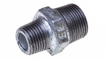 Фото ниппель переходной чугунный оцинкованный ее нр 1 1/2" х 3/4" Ниппель переходной чугунный оцинкованный ЕЕ НР 1 1/2" х 3/4"
