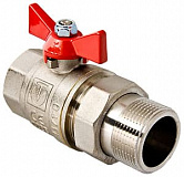 Фото кран шаровой base с полусгоном 1 1/4" вн.-нар. Кран шаровой BASE с полусгоном 1 1/4" вн.-нар.