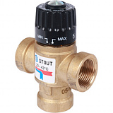 SVM-0110-164320 STOUT Термостатический смесительный клапан для систем отопления и ГВС 3/4" ВР 20-43°С KV 1,6 SVM-0110-164320 STOUT Термостатический смесительный клапан для систем отопления и ГВС 3/4" ВР 20-43°С KV 1,6