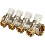 Фото smb 6851 013404 stout коллектор распределительный 1", 4 отвода 3/4"ек SMB 6851 013404 STOUT Коллектор распределительный 1", 4 отвода 3/4"ЕК