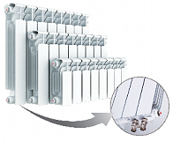 Радиатор биметаллический RIFAR Base 500 10 сеций (Нижнее подключение)